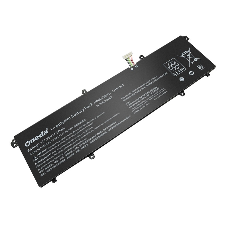 Oneda New Laptop Battery for ASUS C31N1905 Series 灵锐14 M4600 [Li-polymer 3-cell 50Wh] 