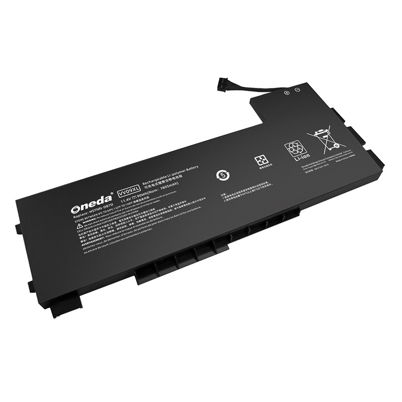 Oneda New Laptop Battery for HP VV09XL Series HSTNN-DB7D [Li-polymer 9-cell 90Wh/7895mAh] 