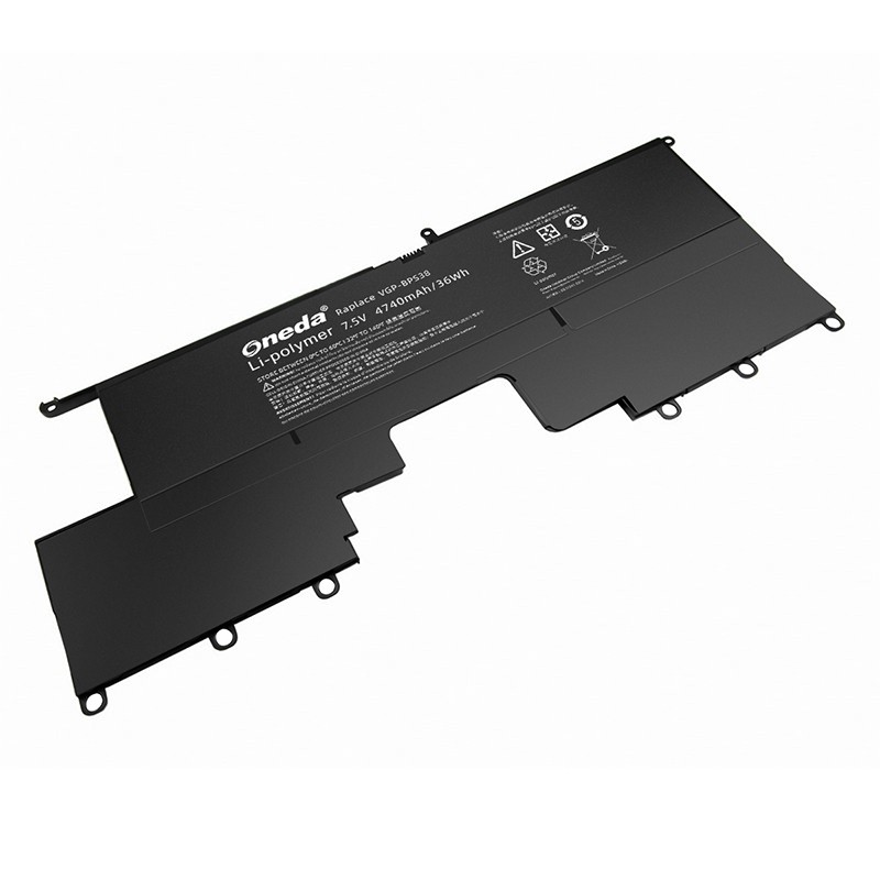 Oneda New Laptop Battery for Sony VGP-BPS38 Series SVP132A1CW [Li-polymer 4-cell 4740mAh/36Wh] 