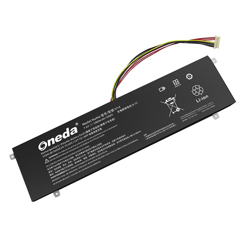 Oneda 适配于戴睿 DERE V14 系列 V14 笔记本电池 [锂聚合物电池2芯5000mAh/38Wh] 