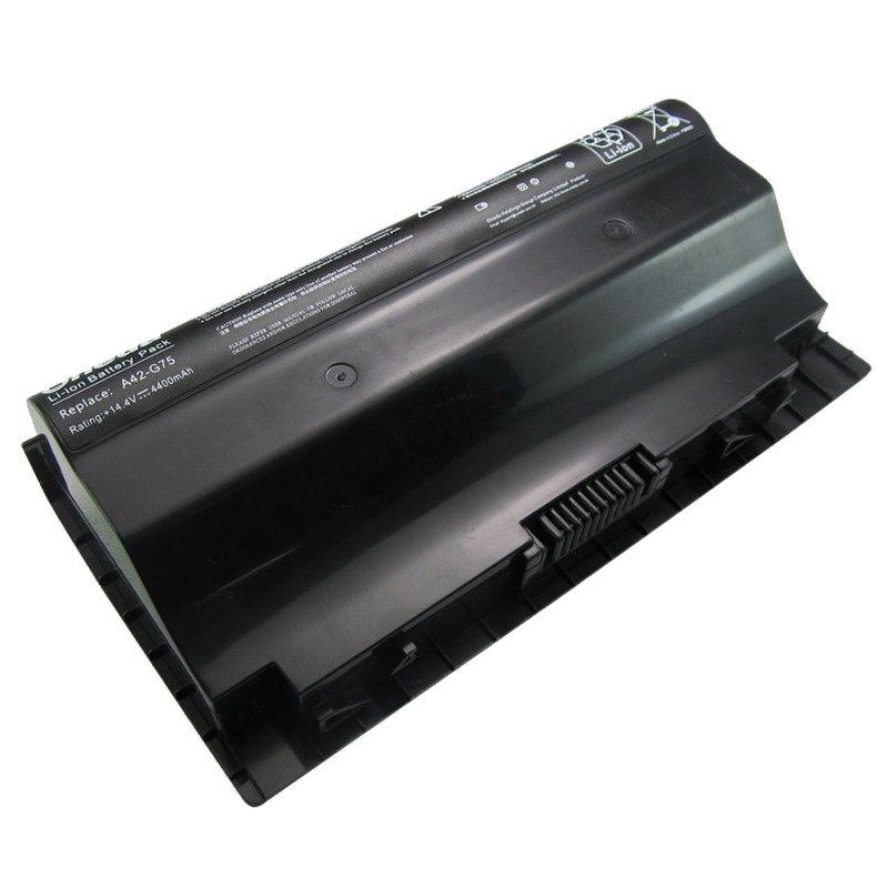 Oneda New Laptop Battery for ASUS A42-G75 Series G75 [Li-ion 8-cell 75Wh/4400mAh] 