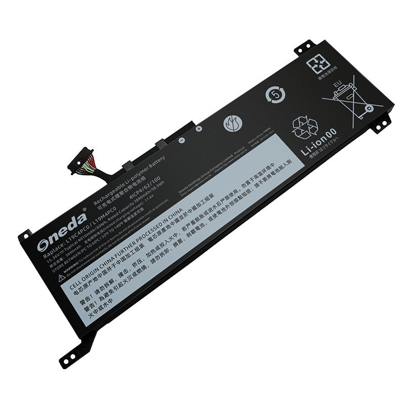 Oneda New Laptop Battery for Lenovo L19C4PC0 Series L19M4PC0 [Li-polymer 4-cell 4010mAh/60Wh] 