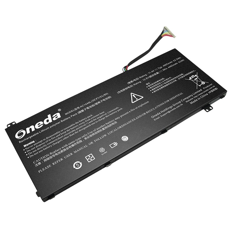 Oneda New Laptop Battery for Acer AC14A8L Series Aspire VX5-591G series [Li-polymer 3-cell 51Wh] 