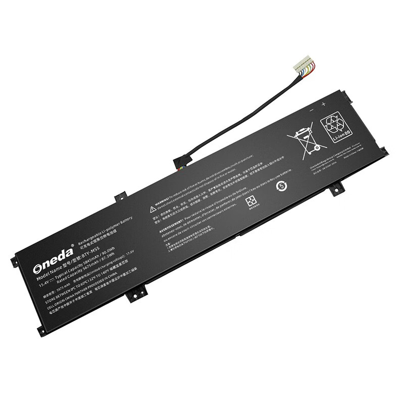 Oneda New Laptop Battery for MS BTY-M55 Series Alpha 15 A3DDK [Li-polymer 4-cell 5845mAh/90.0Wh] 