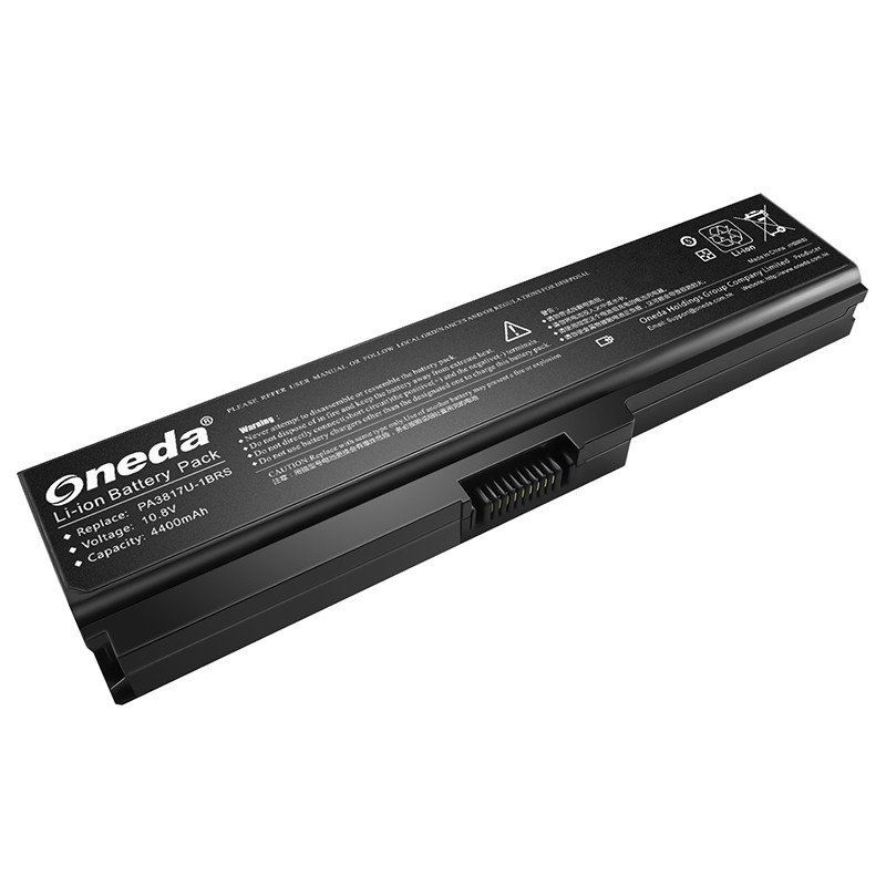 Oneda New Laptop Battery for ToshibaPA3817U-1BAS Series PA3818U [Li-ion 6-cell 4400mAh] 