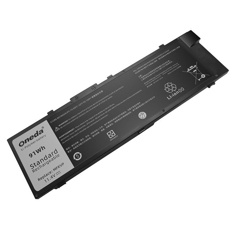 Oneda New Laptop Battery for DELL MFKVP Series T05W1 [Li-polymer 6-cell 91Wh] 
