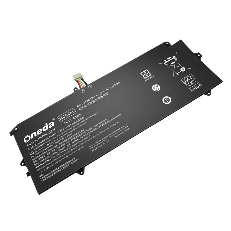 Oneda 适配于惠普 HP MG04XL 系列 HSTNN-DB7F 笔记本电池 [锂聚合物电池4芯40Wh] 