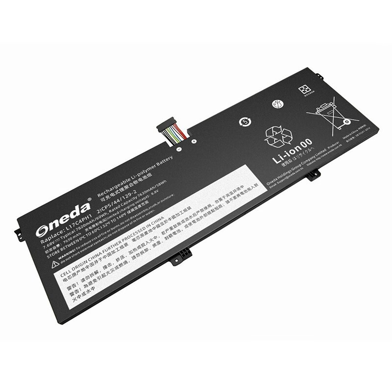 Oneda 适配于联想 Lenovo L17C4PH1 系列 L17M4PH1 笔记本电池 [锂聚合物电池4芯7820mAh / 60Wh] 