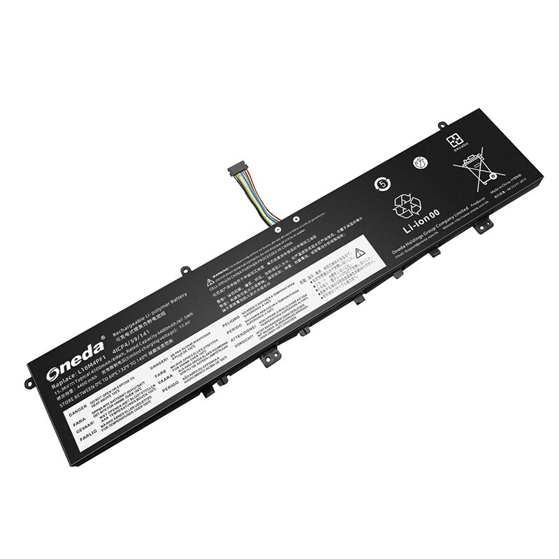 Oneda 适配于联想 Lenovo L18M4PF1 系列 L18D4PF1 笔记本电池 [锂聚合物电池4芯4500mAh/69Wh] 