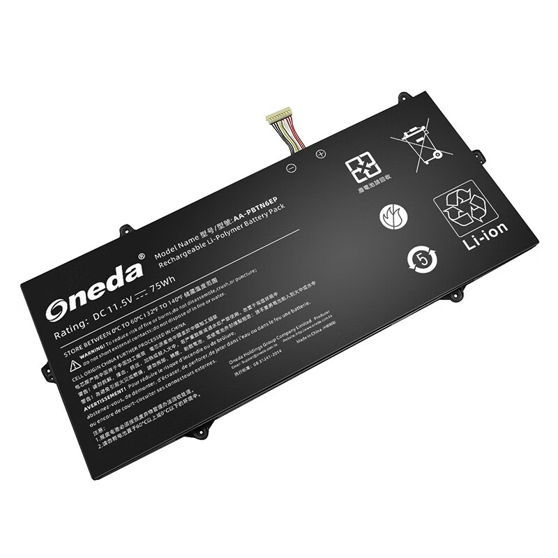 Oneda New Laptop Battery for Samsung AA-PBTN6EP Series NP900X5T [Li-polymer 6-cell 75Wh] 