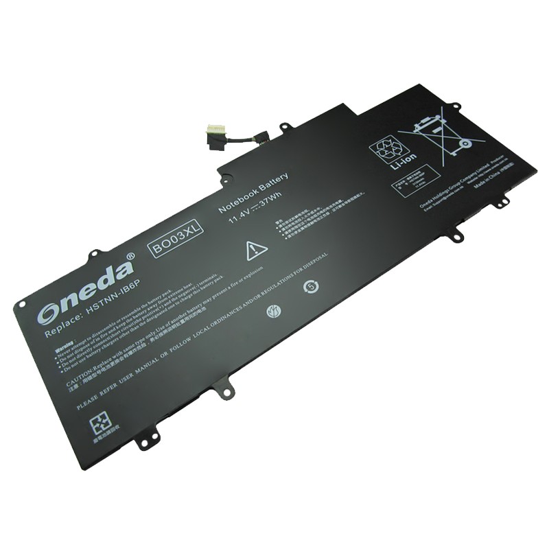 Oneda 适配于惠普 HP BO03XL 系列 HSTNN-IB6P 笔记本电池 [锂聚合物电池3芯37Wh ] 