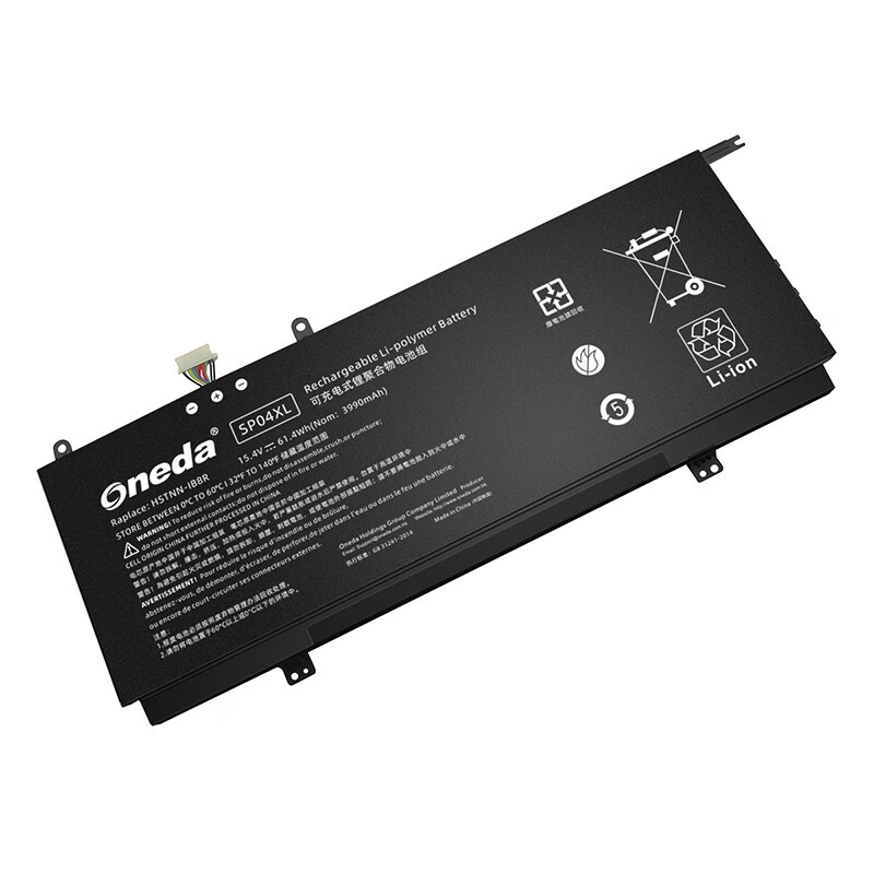 Oneda New Laptop Battery for HP SP04XL Series HSTNN-IB8R [Li-polymer 4-cell 61.4Wh] 