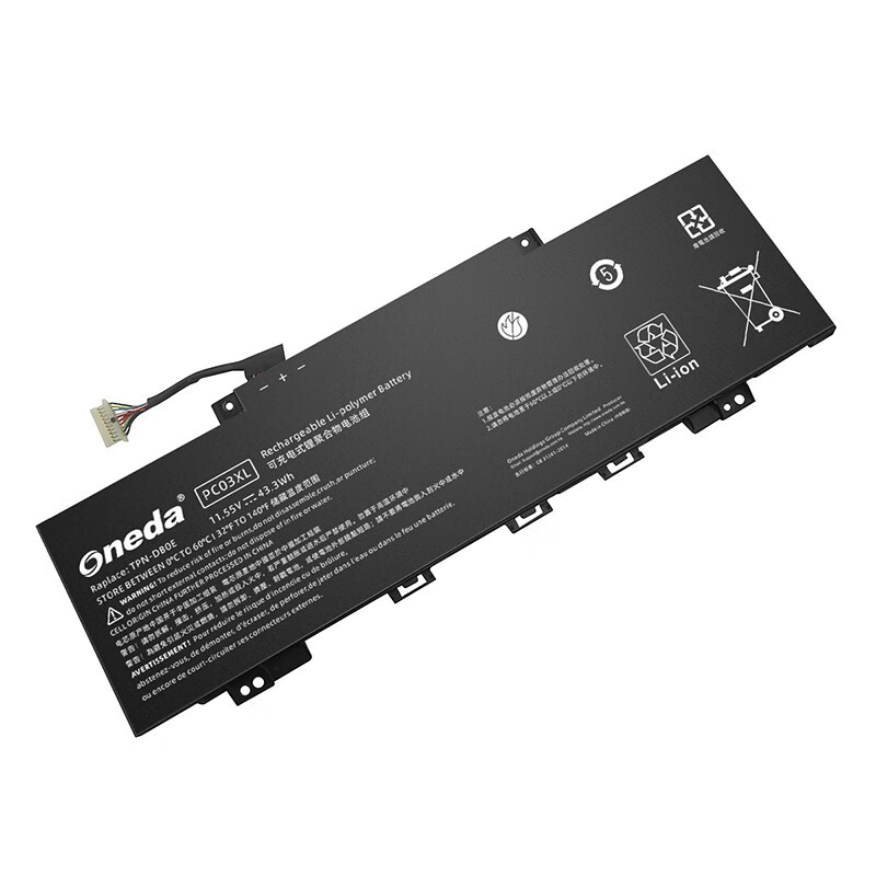 Oneda New Laptop Battery for HP PC03XL Series HSTNN-DB5G [Li-polymer 3-cell 43.3Wh] 