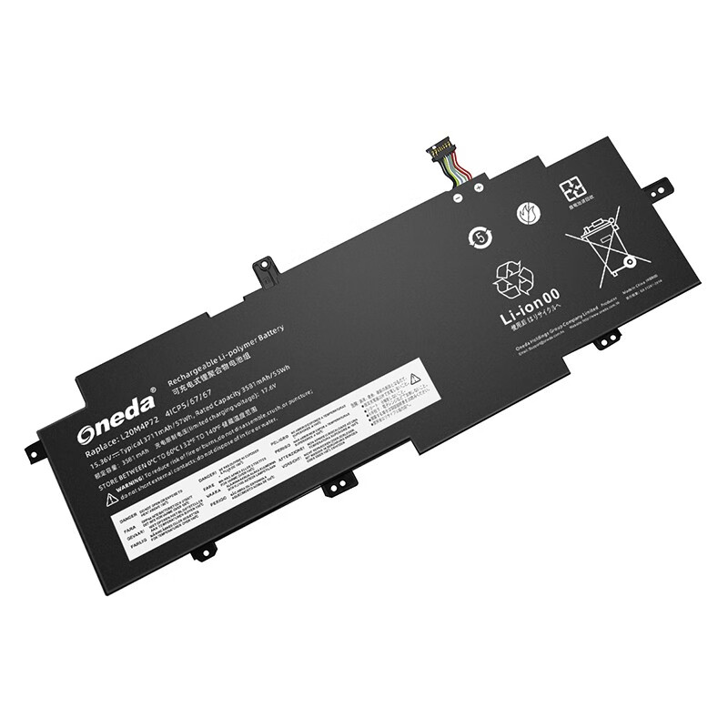 Oneda New Laptop Battery for Lenovo L20M4P72 Series L20L4P72 [Li-polymer 4-cell 3711mAh/57Wh] 