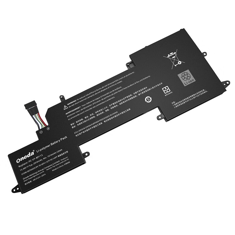Oneda 适配于 PC-VP-BP115 系列 PC-VP-BP115 笔记本电池 [锂聚合物电池2010mAh/28Wh] 