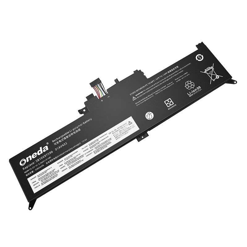 Oneda New Laptop Battery for Lenovo SB10K97590 Series SB10K97589 [Li-polymer 4-cell 3.36Ah/51Wh] 