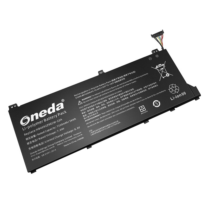 Oneda New Laptop Battery for HUAWEI HB4692Z9ECW-22A Series  HB4792Z9ECW-22A [Li-polymer 4-cell 7330mAh/56Wh] 