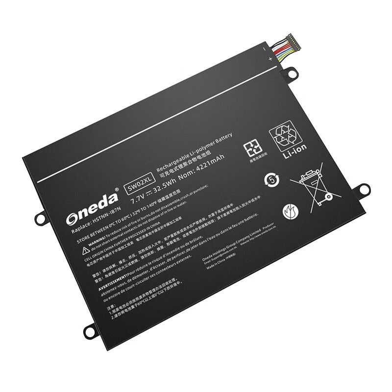 Oneda New Laptop Battery for HP SW02XL Series  HSTNN-IB7N [Li-polymer 2-cell 32.5Wh/4221mAh] 