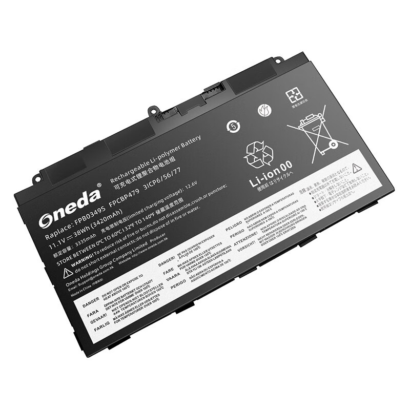 Oneda New Laptop Battery for Fujitsu FPB0349S Series  FPCBP479 [Li-polymer 3-cell 3420mAh/38Wh] 