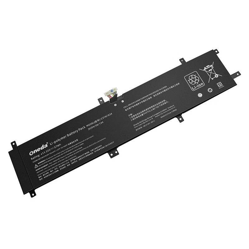 Oneda New Laptop Battery for ASUS C31N1834 Series  H700GV [Li-polymer 3-cell 57Wh] 