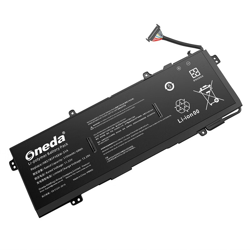 Oneda New Laptop Battery for HUAWEI HB5781P1EEW-31ASeries  HB5781P1EEW-31C [Li-polymer 3-cell 5195mAh/60Wh] 
