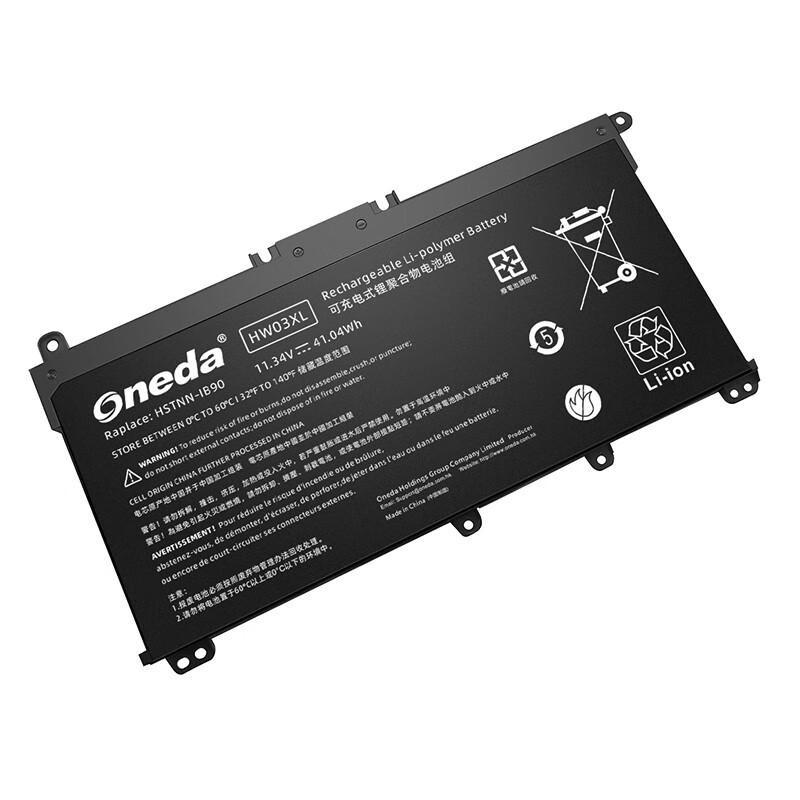 Oneda New Laptop Battery for HP HW03XL Series  HSTNN-DB9Y [Li-polymer 3-cell 41.04Wh] 