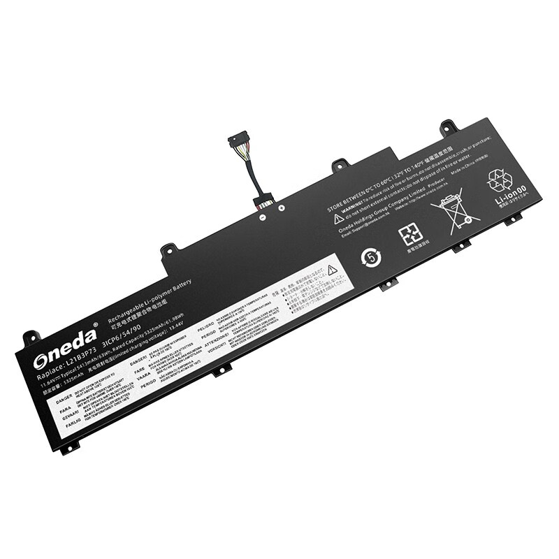 Oneda New Laptop Battery for Lenovo L21B3P73 Series  SB10W52010 [Li-polymer 3-cell 5413mAh/63Wh] 