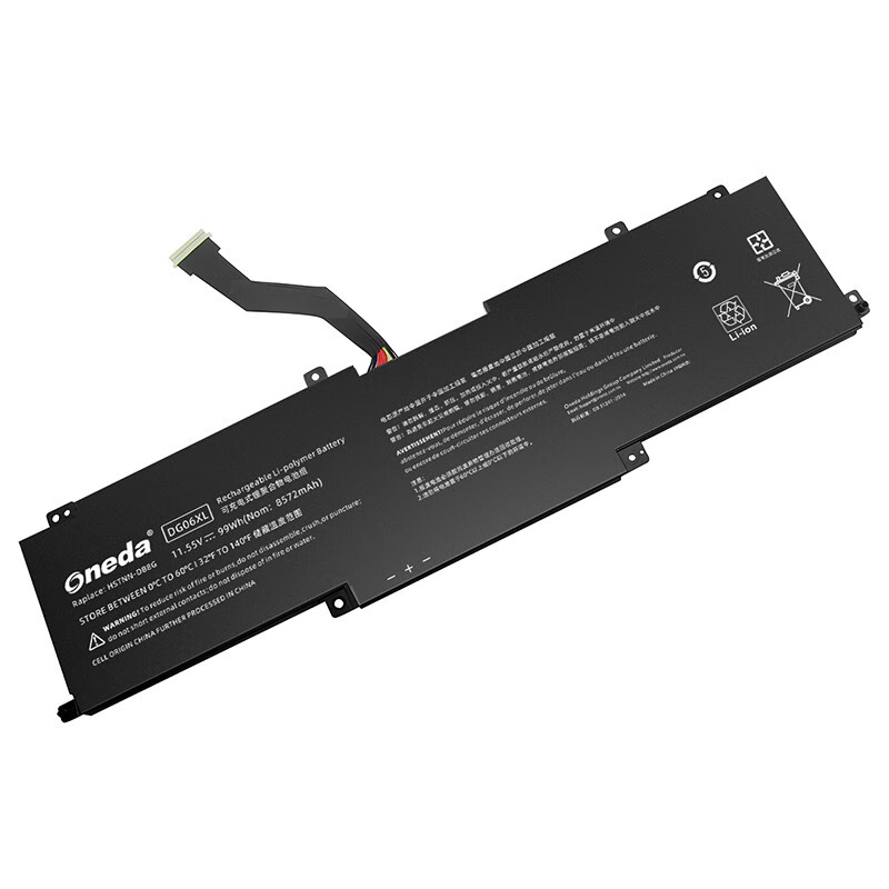 Oneda New Laptop Battery for HP DG06XL Series  HSTNN-DB8G [Li-polymer 6-cell 99Wh] 