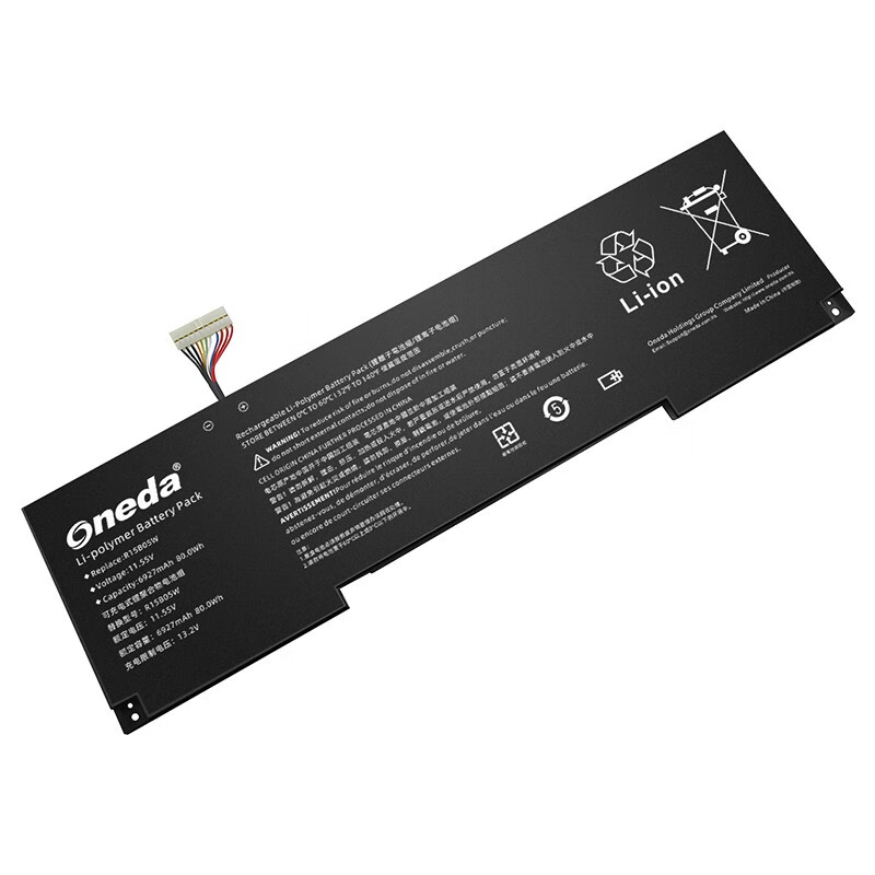 Oneda New Laptop Battery for MI R15B05W Series  小米笔记本 Pro X 15 2021款 [Li-polymer 3-cell 6927mAh/80.0Wh] 