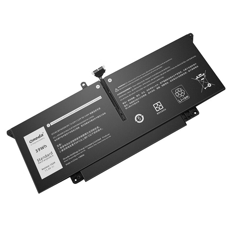 Oneda New Laptop Battery for Dell 35J09 Series  Latitude 14 7310 [Li-polymer 3-cell 39Wh] 