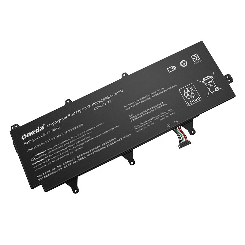 Oneda New Laptop Battery for ASUS C41N1802 Series  ROG 冰刃3s Plus [Li-polymer 4-cell 76Wh] 