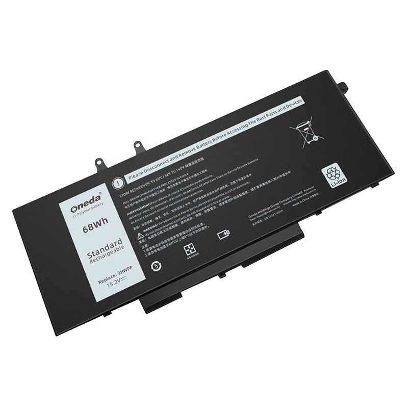 Oneda New Laptop Battery for Dell 3HWPP Series Latitude 5400 [Li-polymer 4-cell 68Wh] 