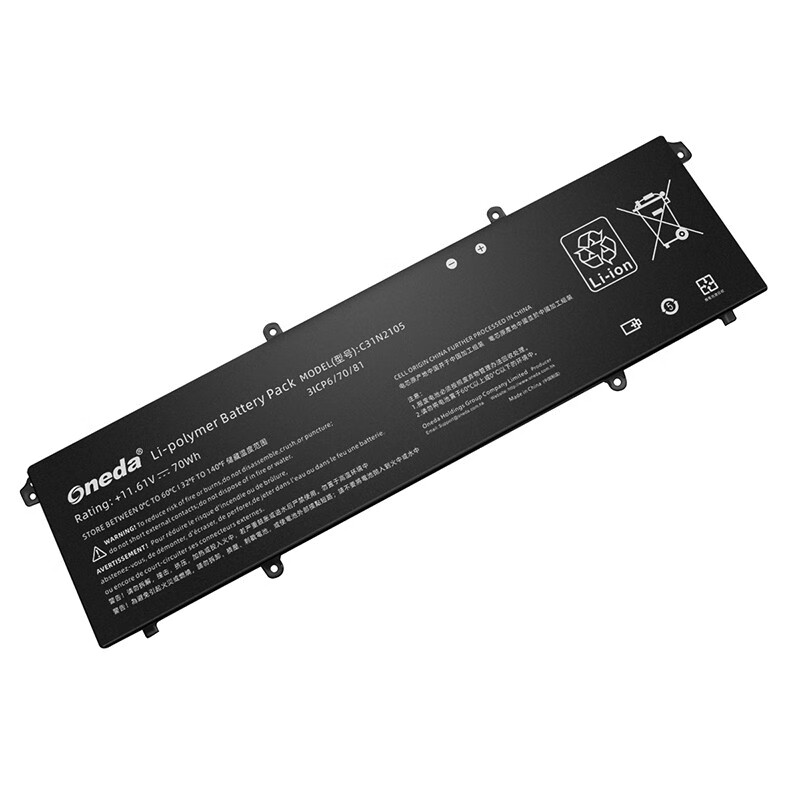 Oneda New Laptop Battery for ASUS C31N2105 Series  灵锐14 M4600 [Li-polymer 3-cell 70Wh] 