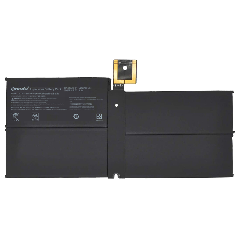 Oneda New Laptop Battery for Surface G3HTA038H Series  DYNM02 [Li-polymer 4-cell 5940mAh/45Wh] 