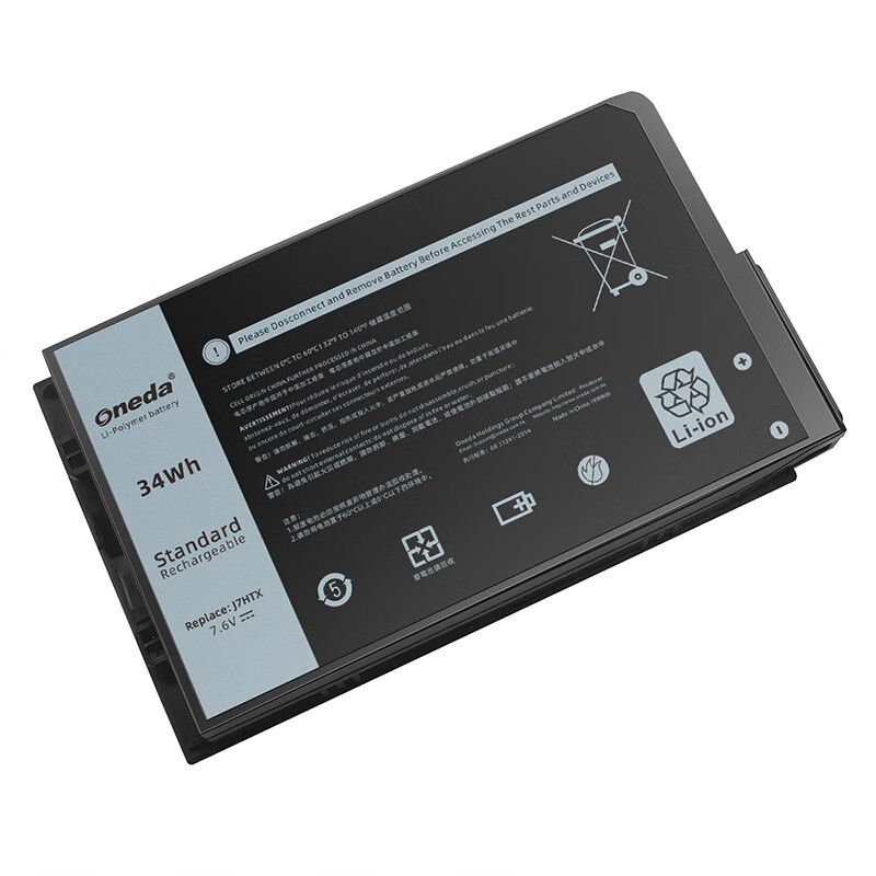 Oneda New Laptop Battery for Dell J7HTX Series  Latitude 7212[Li-polymer 2-cell 34Wh] 