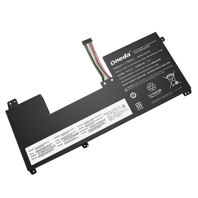 Oneda New Laptop Battery for Lenovo L17M4PG2 Series  L17C4PG2 [Li-polymer 4-cell 4955mAh/76Wh] 