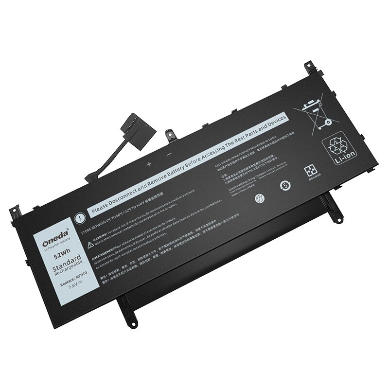 Oneda New Laptop Battery for Dell N7HT0 Series  Latitude 9520 [Li-polymer 4-cell 52Wh] 